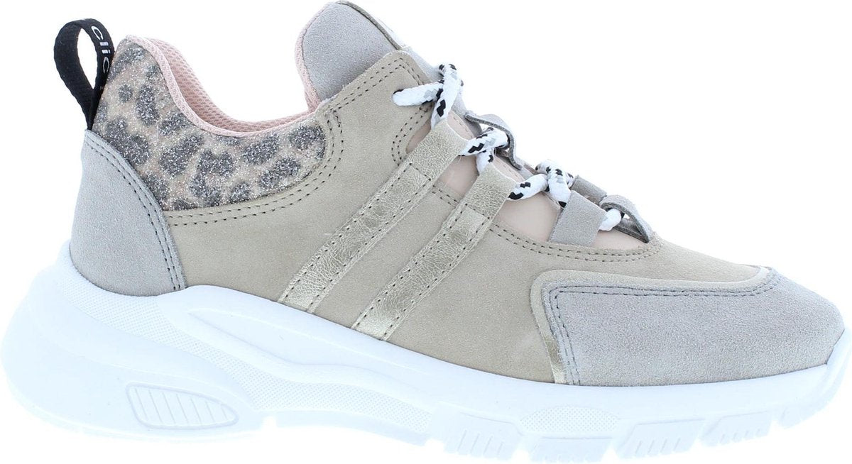 Clic CL-20339 meisjes sneaker beige - maat 35