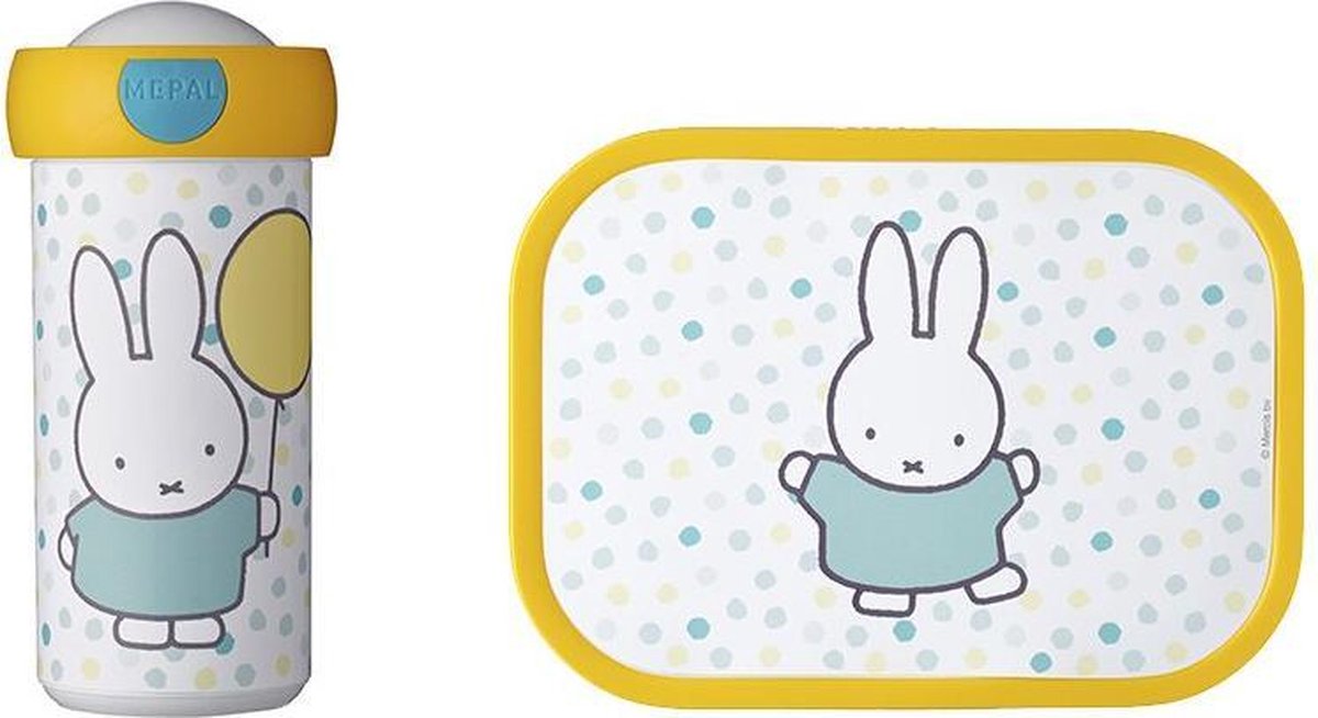 Mepal Campus lunchset - Schoolbeker en lunchbox - Nijntje confetti