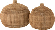 J-Line Set 2 Manden Dantya Bal Jute Naturel