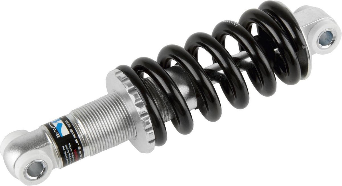 M-wave Aluminium Achtervering 165 X 24 Mm Zilver/zwart