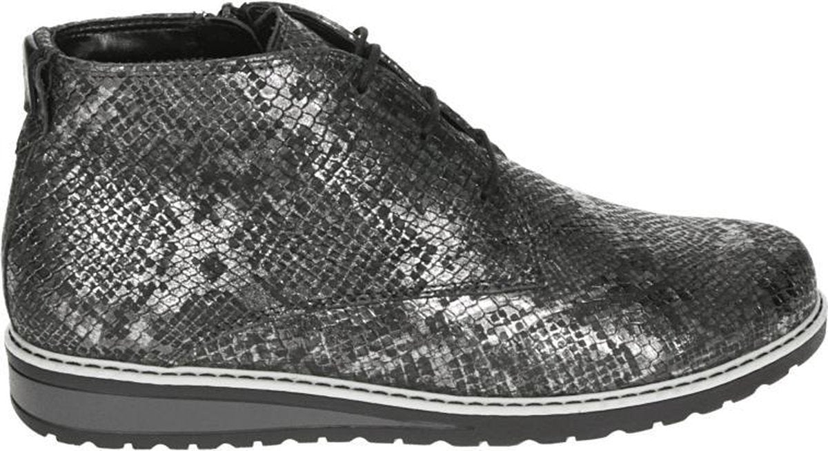 Waldlaufer 379808 H - Volwassenen VeterlaarzenHalf-hoge schoenen - Kleur: Grijs - Maat: 38.5