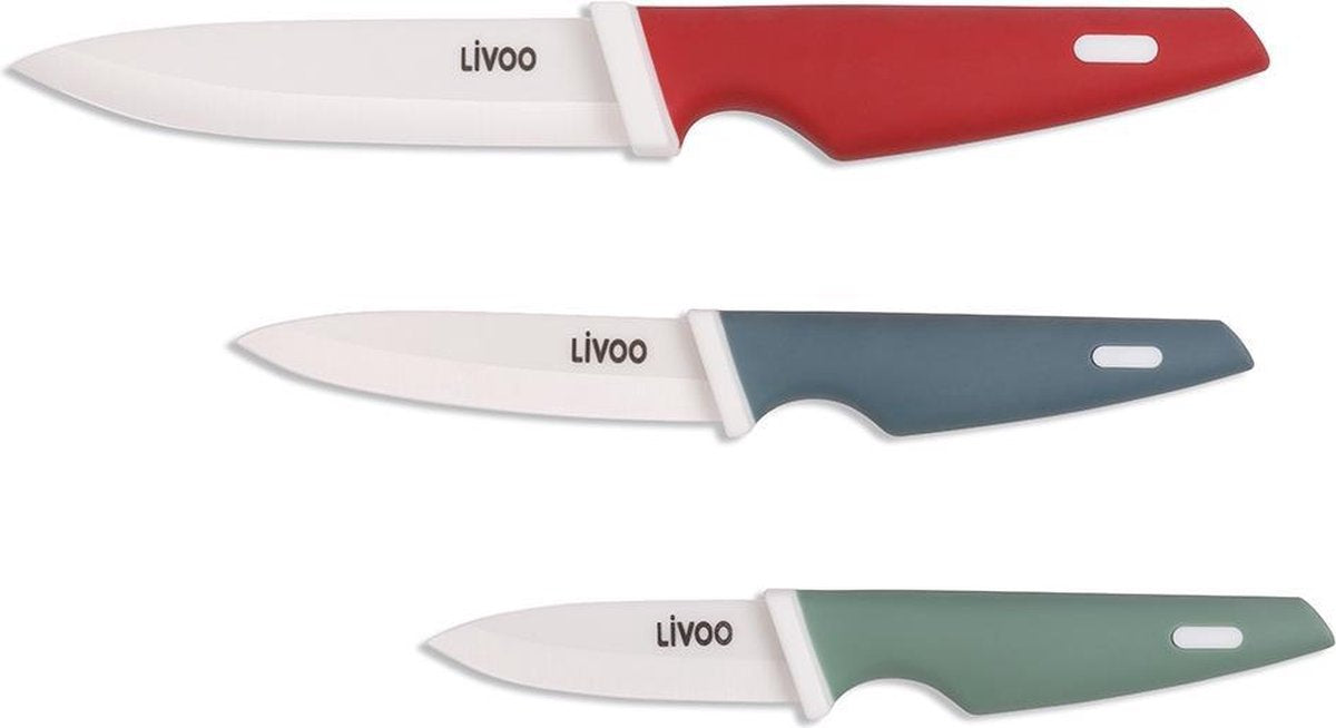Livoo Keramische messenblok met steun - MEC135