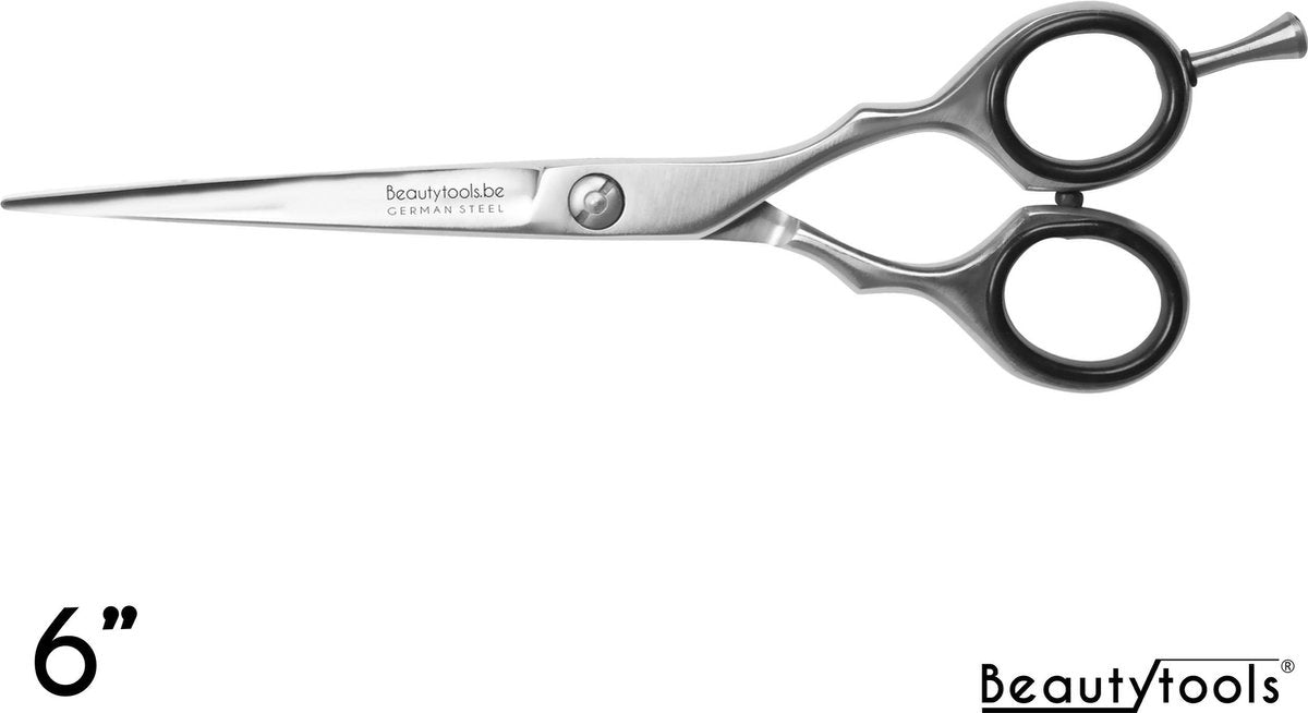 BeautyTools SILVER LINE Kappersschaar / Knipschaar Rechtshandig voor lang haar - Silver LongCut (6 Inch) - (RS-1628)