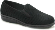 Blenzo - Sloffen Heren - Pantoffel Heren - Corduroy - zwart - 7359 - Maat 44