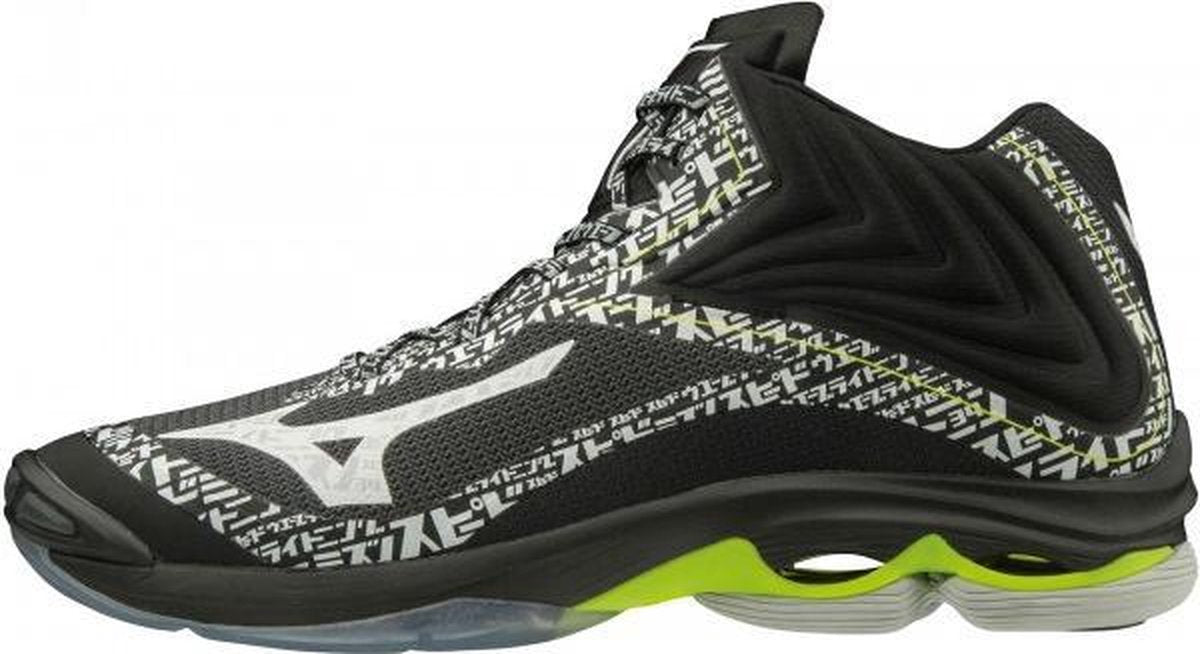Mizuno Wave Lightning Z6 Mid - zwart/geel - maat 50