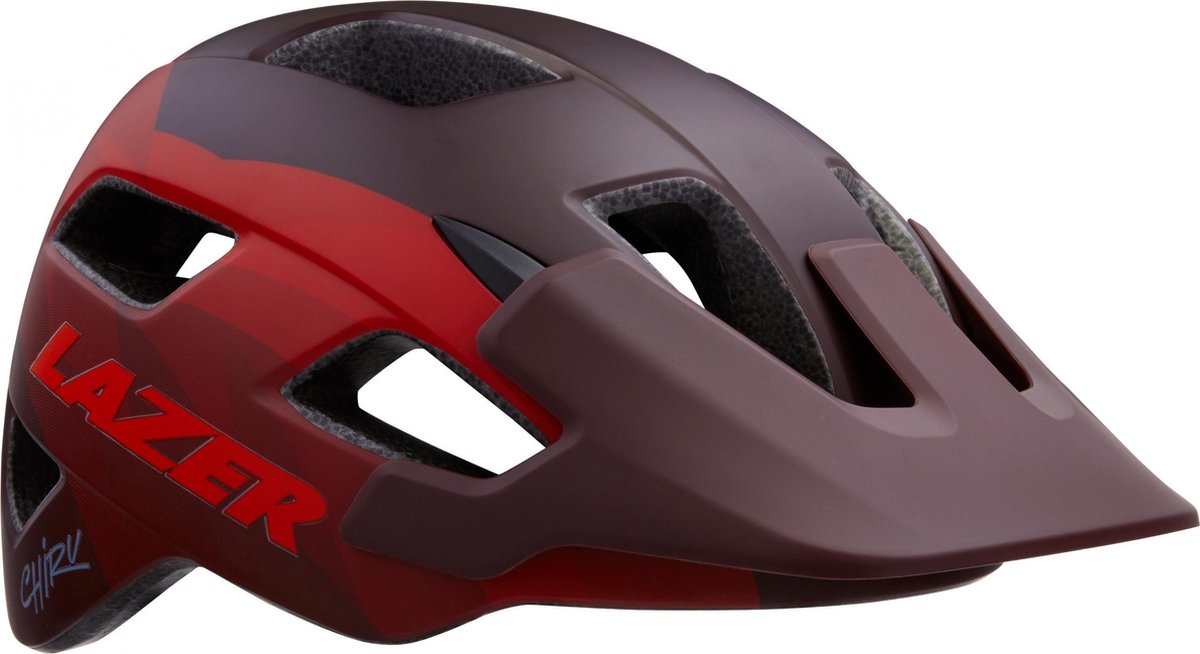 Lazer Fietshelm Chiru Unisex Donkerrood/rood Maat 52-56 Cm