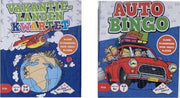 Reisspel - Bingo - Kwartet - 2 pack - Vakantiespellen