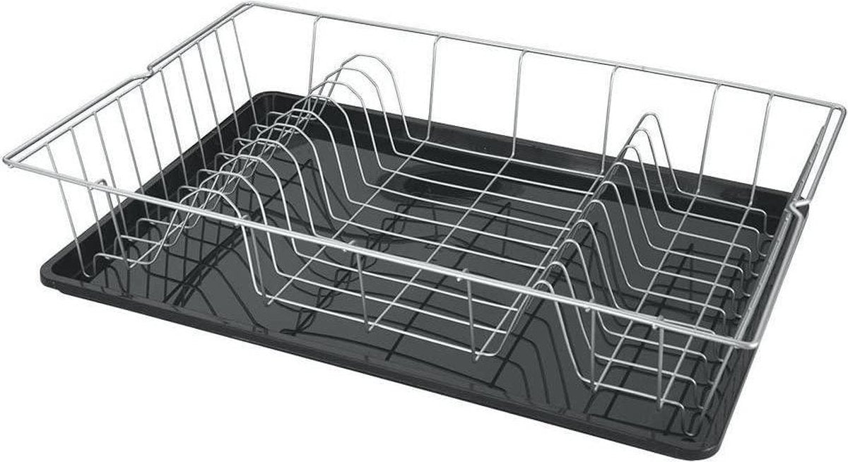 Metaltex Afdruiprek Colonia 48 X 30 Cm Zilver 2-Delig