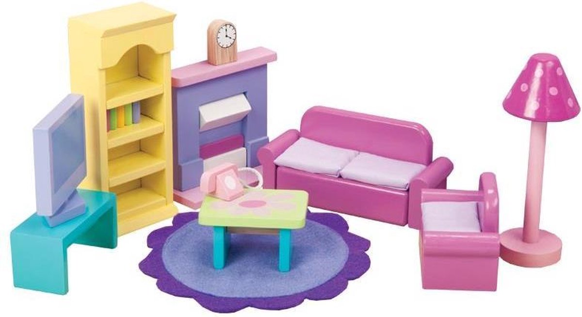 Le Toy Van Poppenhuismeubels Sugar Plum Woonkamer - Hout