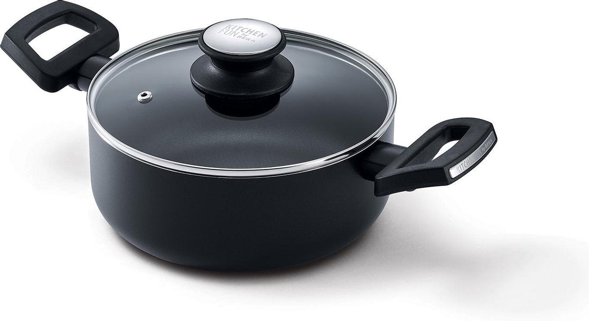 Kitchen Fun Salsa Kookpot Glasdeksel D20cm - 2.3l - Alle Vuren