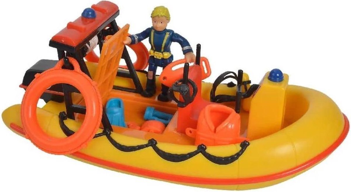 Simba - Brandweerman Sam - Neptune Boot Incl. Figuur