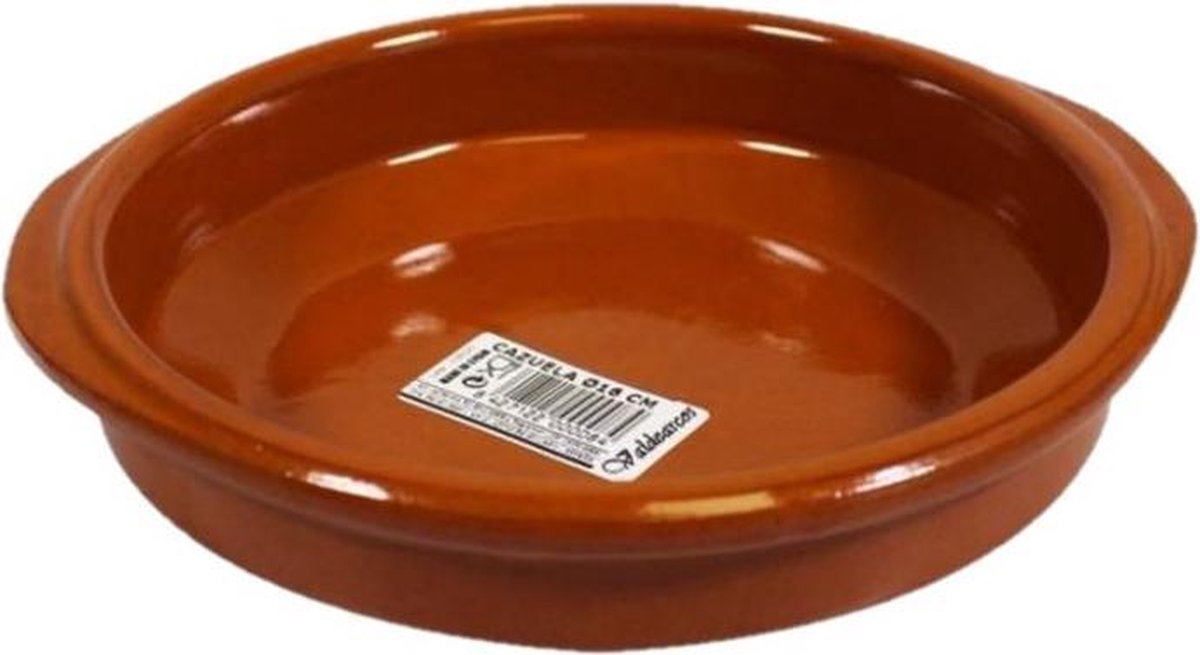 Set van 6x stuks tapas bakjes/schaaltjes Alicante met handvatten 16 cm - Tapas serveerschalen/borden/ovenschalen