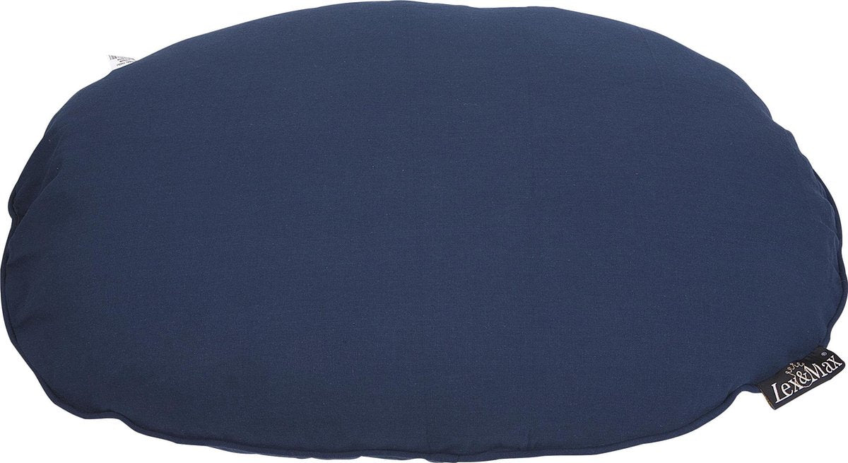 Lex & Max Tivoli - Hondenkussen - Ovaal - Marineblauw - 115cm