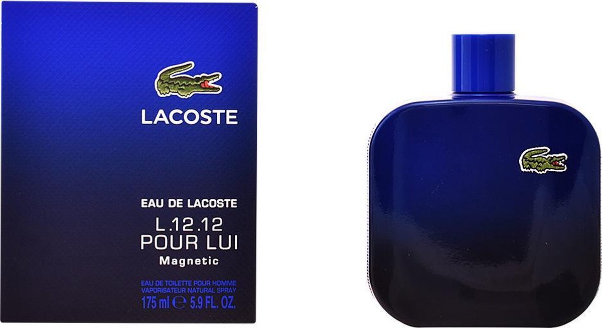 EAU DE LACOSTE L.12. 12 POUR LUI MAGNETIC  175 ml | parfum voor dames aanbieding | parfum femme | geurtjes vrouwen | geur | parfum voor heren | parfum heren | parfum mannen