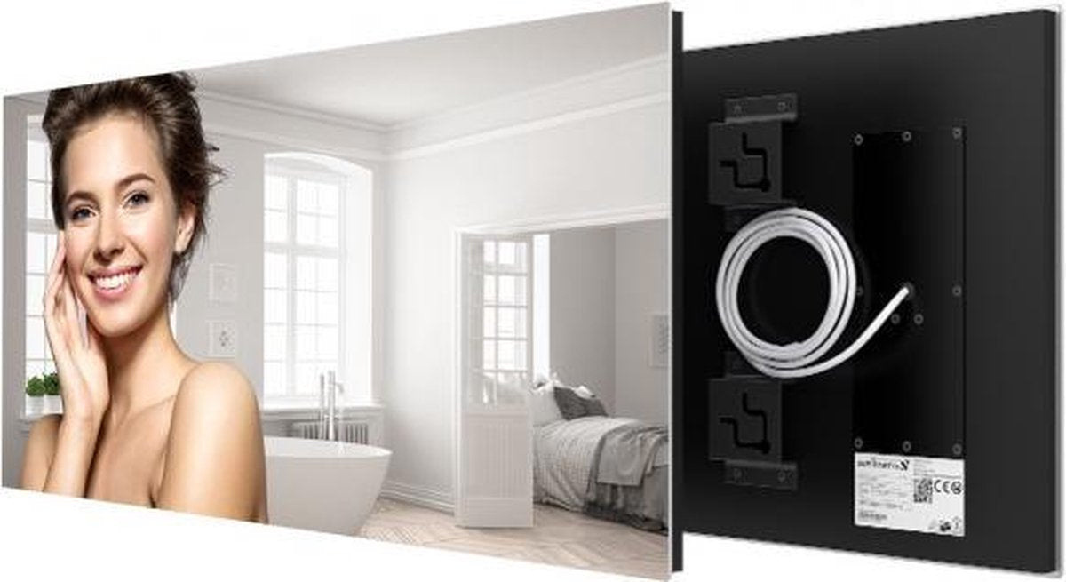 Welltherm 360 Watt Spiegel infrarood verwarmingspaneel zonder frame