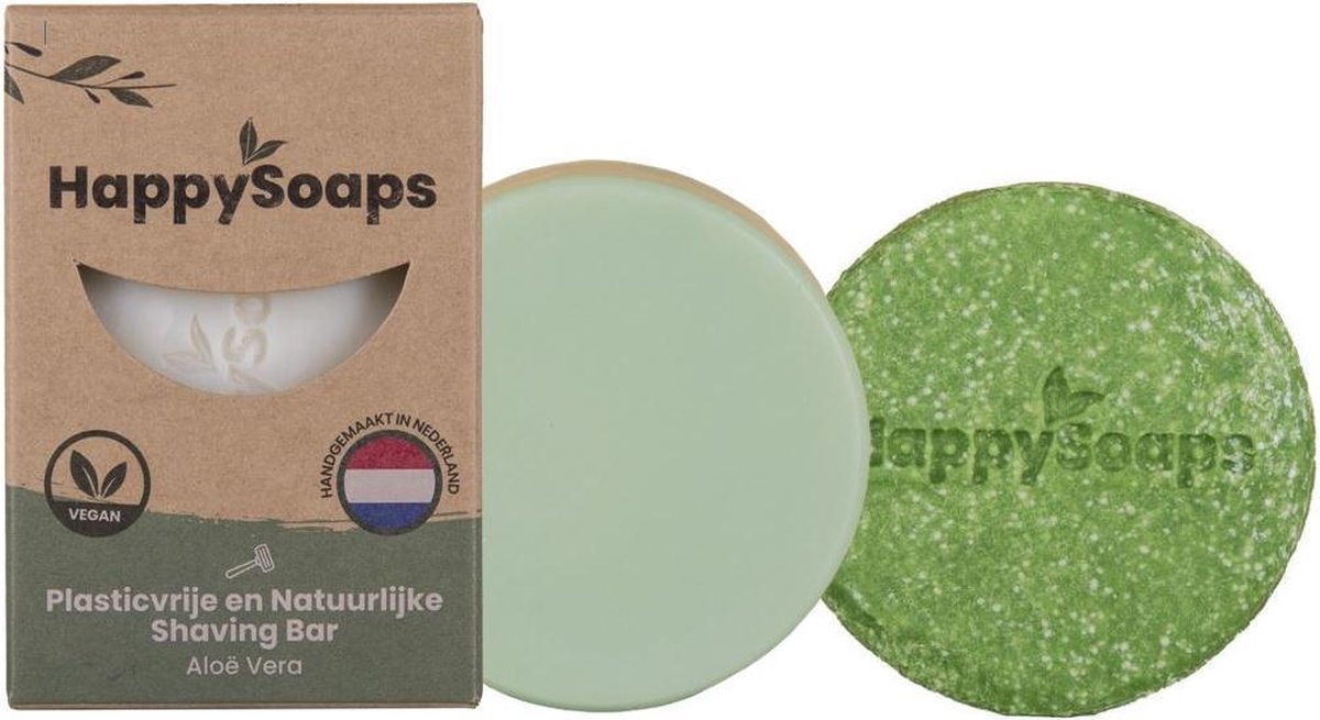 HappyBundel ALOE VERA - Shampoo & Conditioner & Shaving Bar (3 stuks)