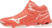 Mizuno Wave Voltage Mid Dames - roze - maat 40