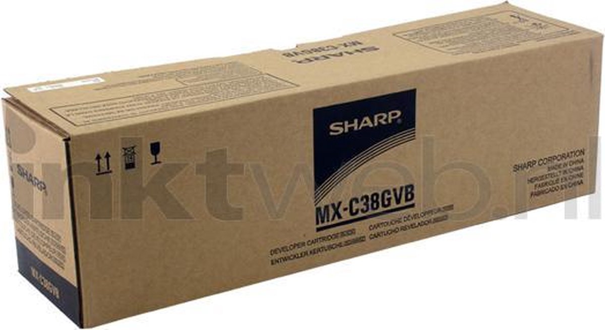DEVELOPER SHARP MXC38GVB 60000 PAGINA'S ZWART