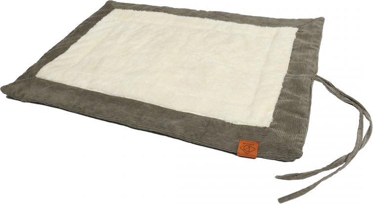 D&D Comfy plaid davy corduroy Groen 80x60x1cm