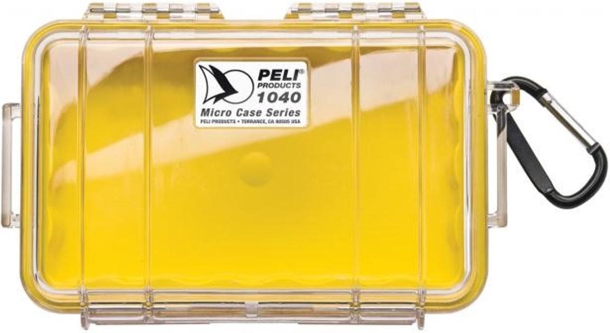 Peli Case 1040 Micro Geel/Transparant