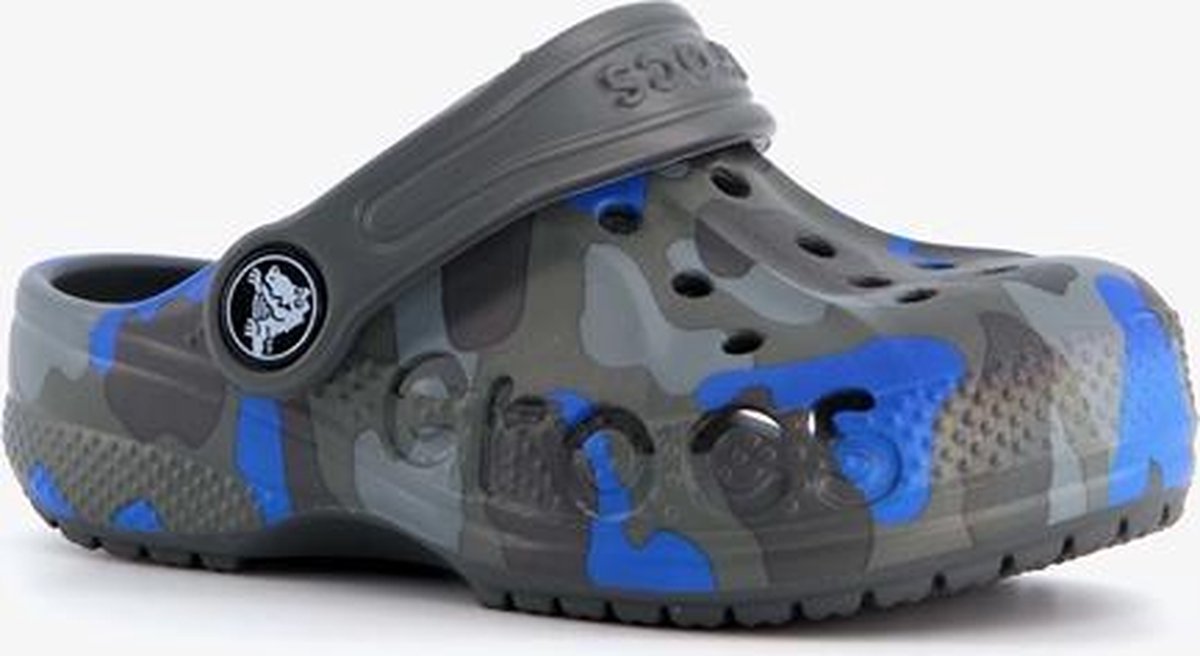 Crocs Baya kinder clogs camouflage print - Grijs - Maat 22/23