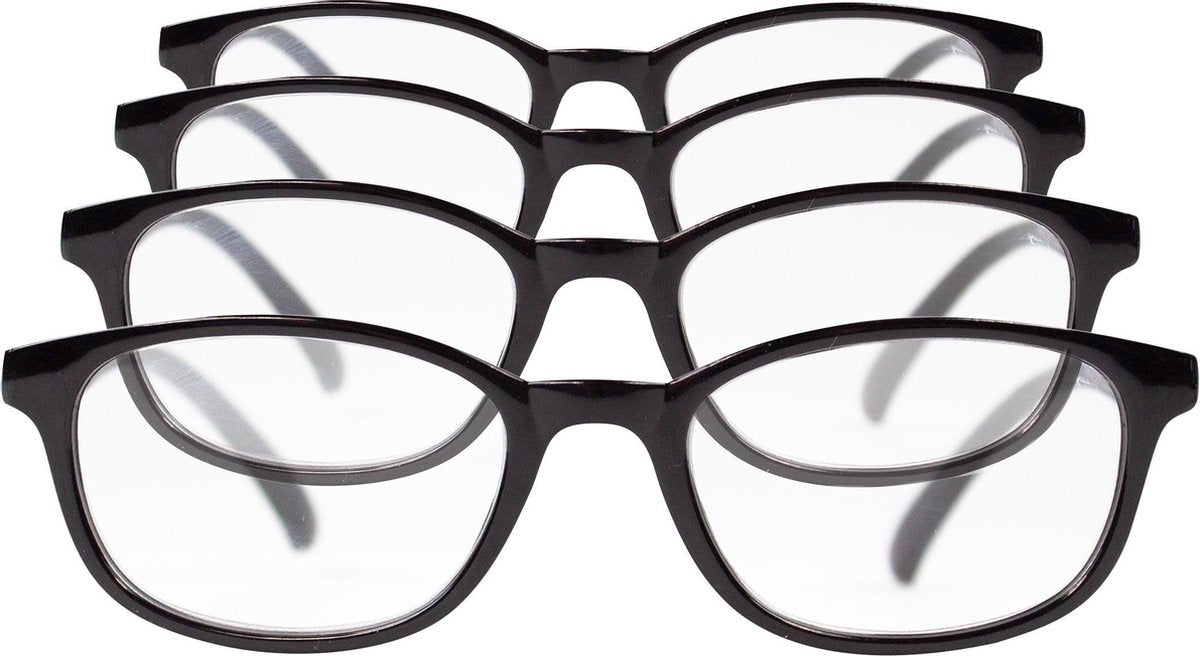 Etos Leesbril Zwart +2.0 - 4 stuks