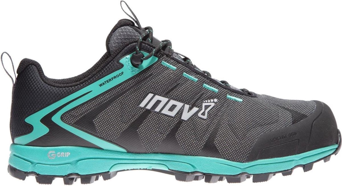 Inov-8 Roclite 350 Dames - zwart/lichtblauw - maat 39.5