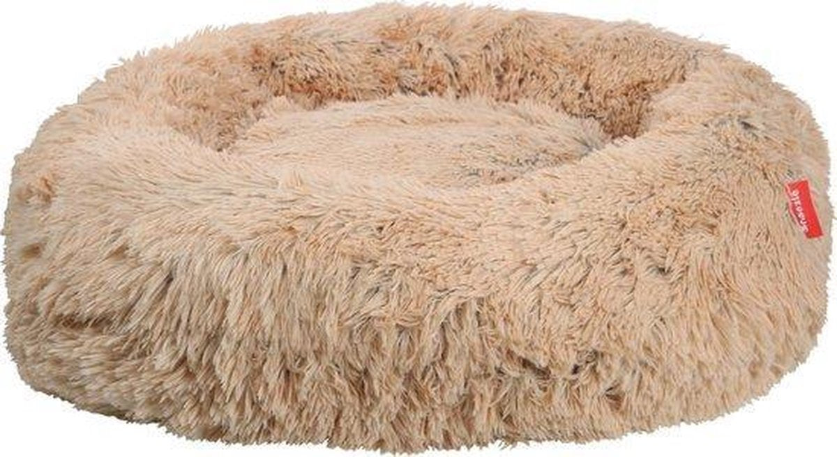 Snoozle Kattenmand - Superzacht en Luxe - Fluffy - Rond - Wasbaar - 100cm - Sandy Beach