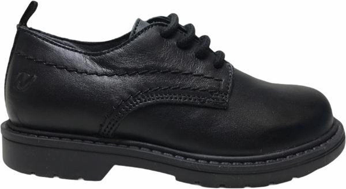Naturino effen lederen klassieke veter schoenen Abbey zwart mt 28