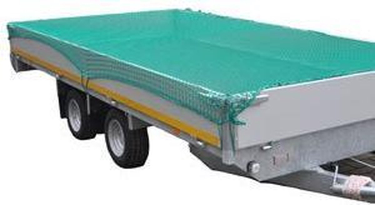 Premium maasnet - 220x150 cm - inclusief elastiek rondom - UV bestendig - net voor aanhanger