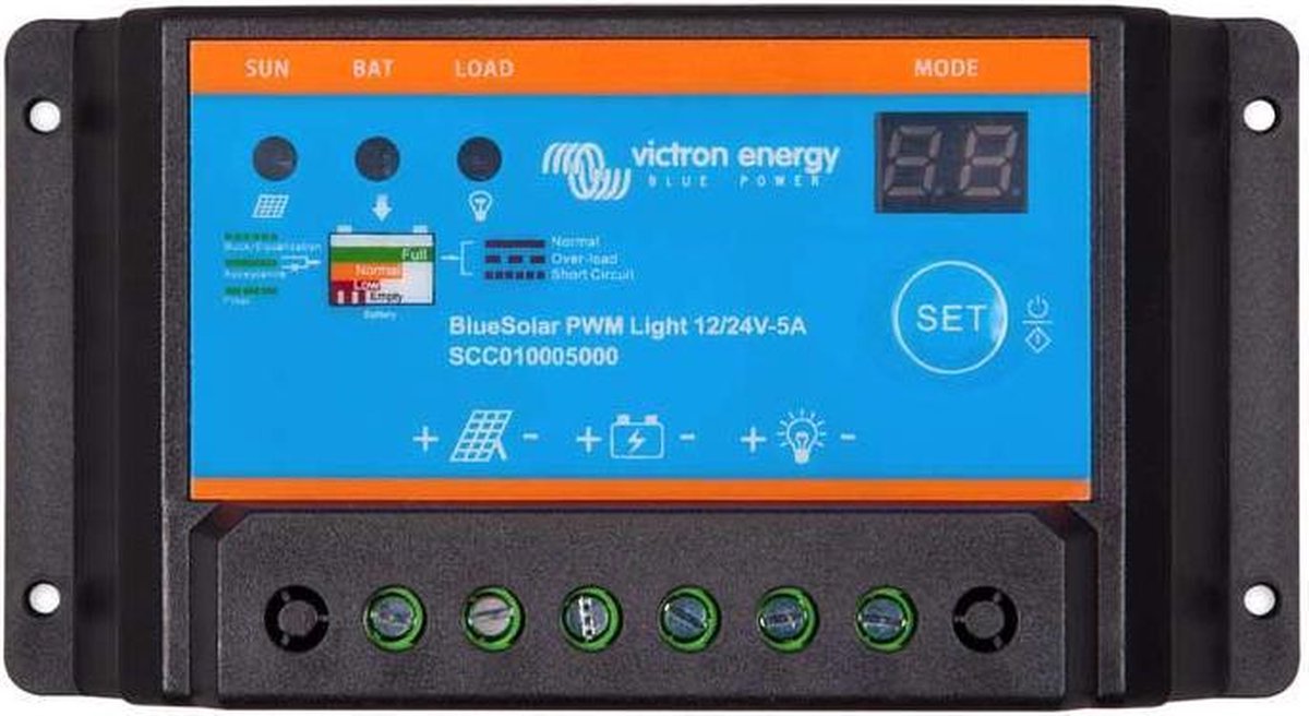 Victron BlueSolar PWM-Light 12/24V-5A