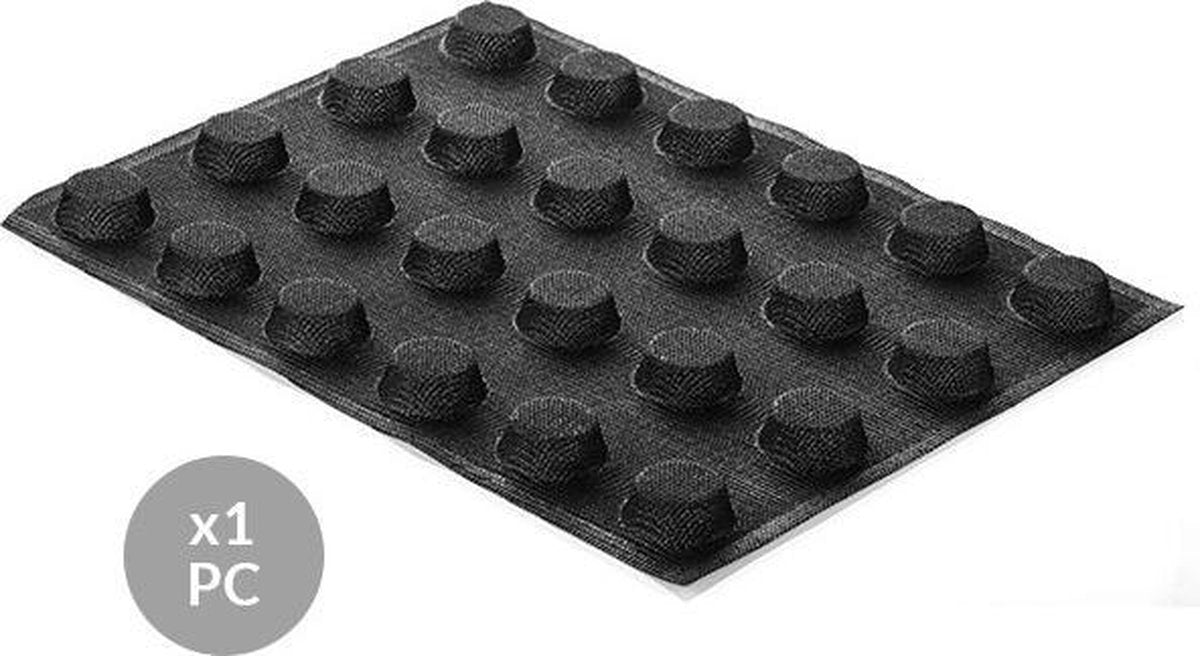 SILIKOMART - AIR PLUS 15 - SILICONEN BAKVORM - N.24 ROUND ø40 H 16 MM