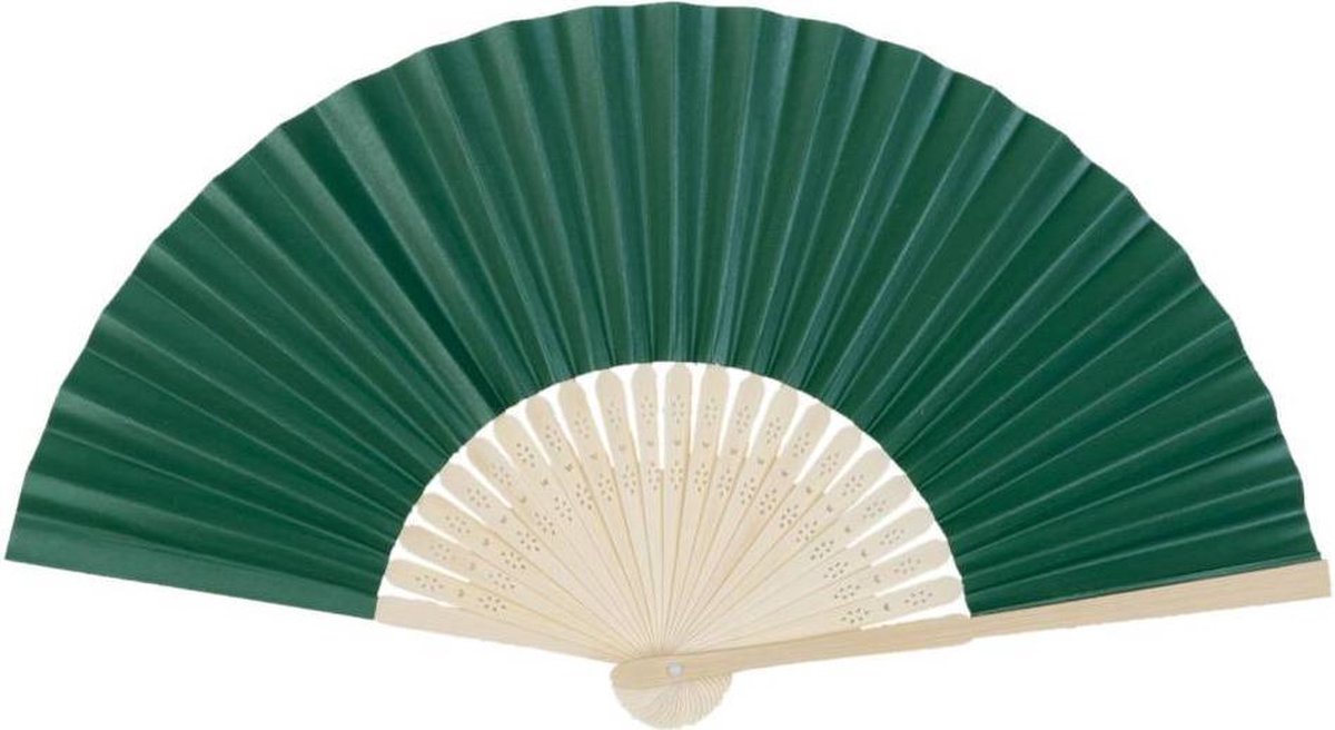 Waaier 27 cm - Donkergroen
