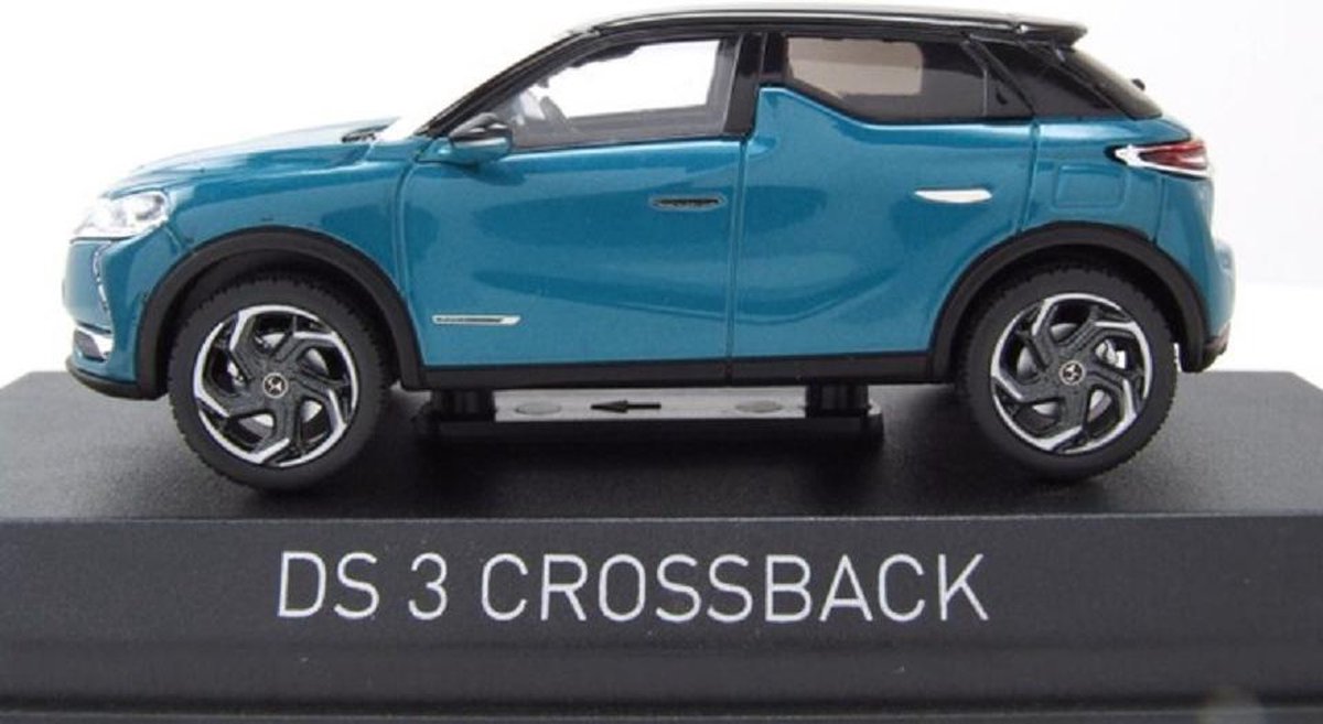 Citroen DS3 Crossback 2019 Blauw met zwart dak 1-43 Norev