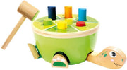 Bino Hamerbank Turtle Junior 26 X 21 X 27 Cm Hout Groen 8-delig