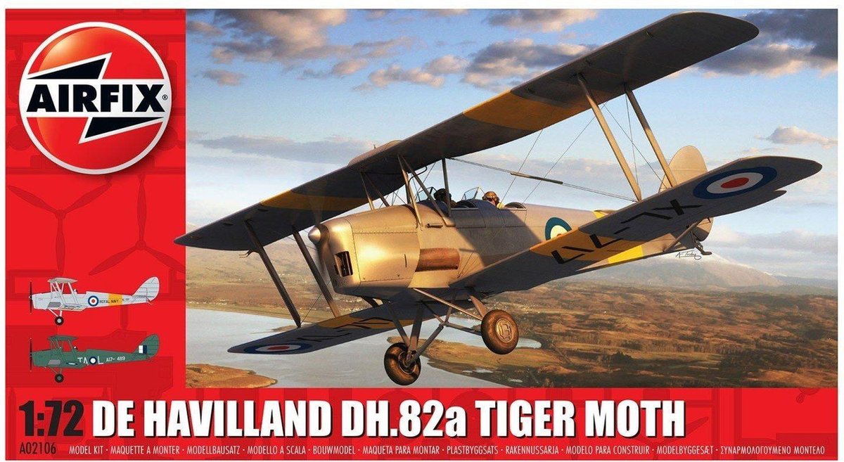 Airfix - Dehavilland Tiger Moth (Af02106)