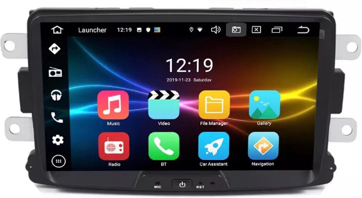 Dacia Logan 2013-2021 Dacia Lodgy 2012-2021 Dacia Sondero 2013-2021 Dacia Duster 2014-2021 Renault Captur 2013-2019 Android 10 navigatie en multimediasysteem autoradio bluetooth usb wifi 2+32GB