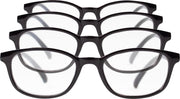 Etos Leesbril Zwart +2.5 - 4 stuks