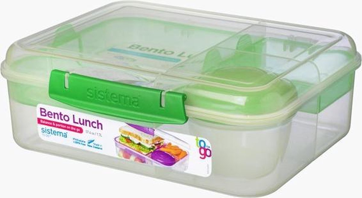 Sistema To Go Bento Lunch lunchbox limegroen