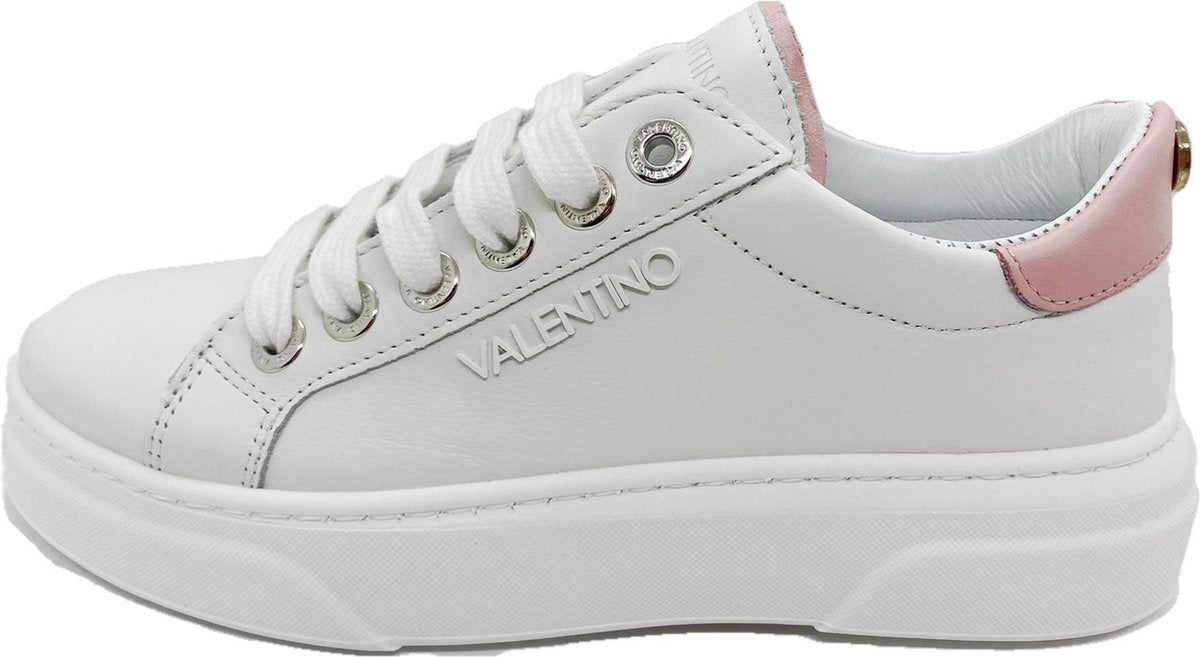 Valentino Shoes Dames Sneakers - Wit/Roze - Maat 40
