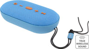 STREETZ CM755 Waterbestendig Bluetooth speaker IPX5 - Stof ontwerp - 2x5W - TWS - Blauw