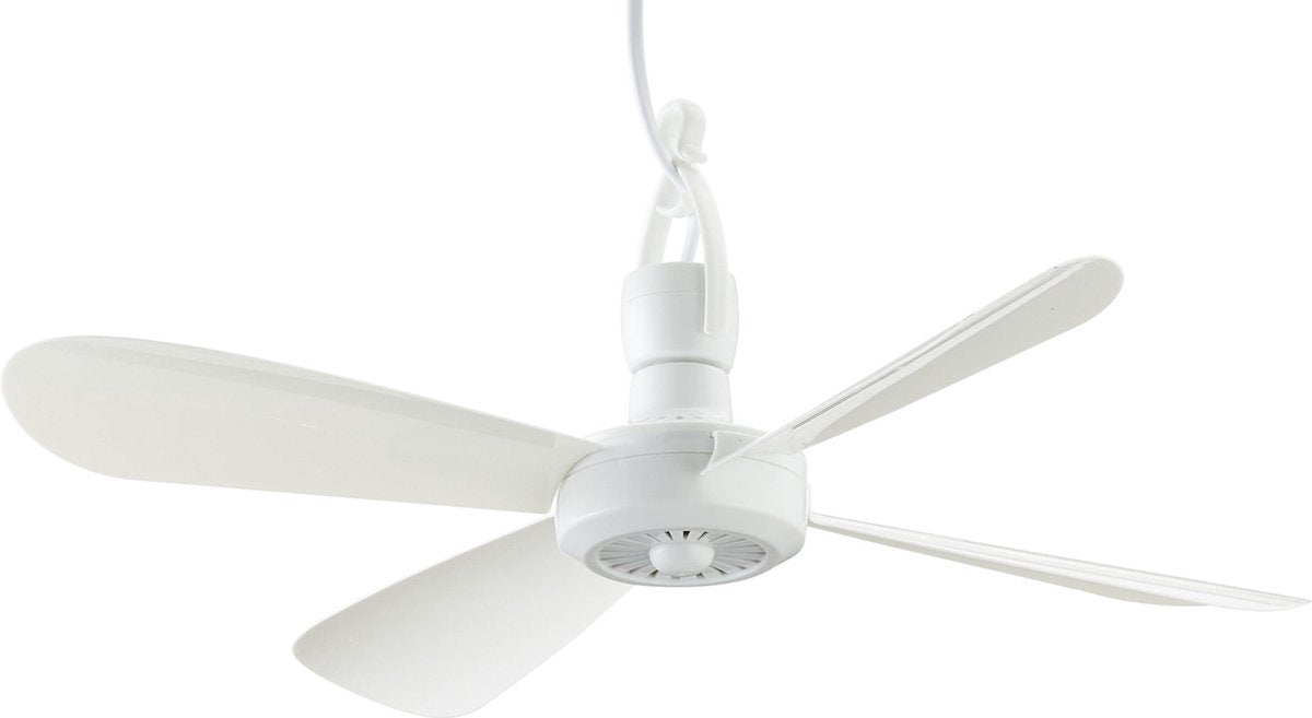 Plafond ventilator - Mobiele Plafondventilator met Stekker - Wit
