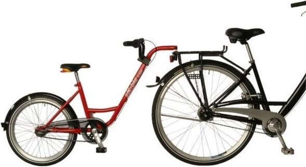 Roland Aanhangfiets Add+bike - Fietskar - Jongens en meisjes - Rood - 20 Inch