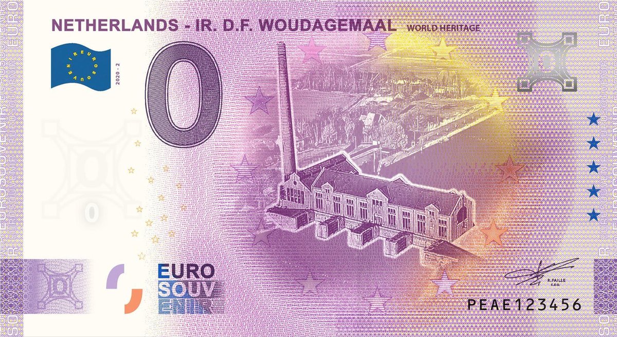 0 Euro Biljet 2020 - Woudagemaal