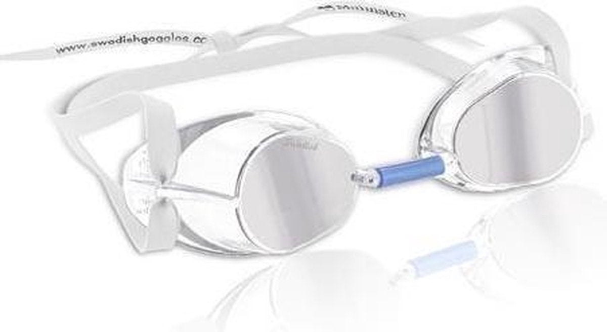 Malmsten Zwembril Jewel Collection Unisex Wit/zilver One-size