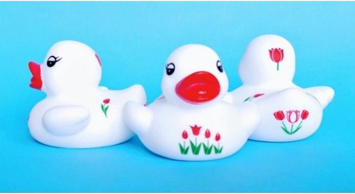 DUTCH DUCKY tulp badeend mini per set van 10 stuks