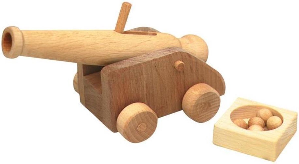 Cannon Small With Cannonballs