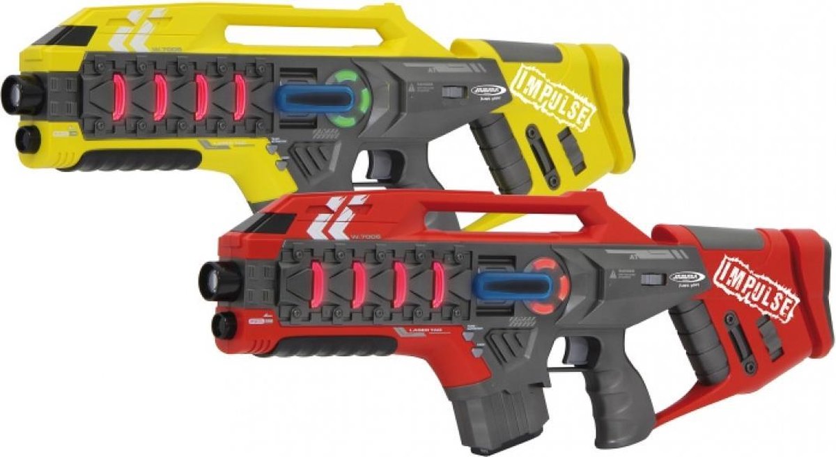 Jamara Lasergeweerset Impulse Rifle Jongens 52 Cm Geel/rood