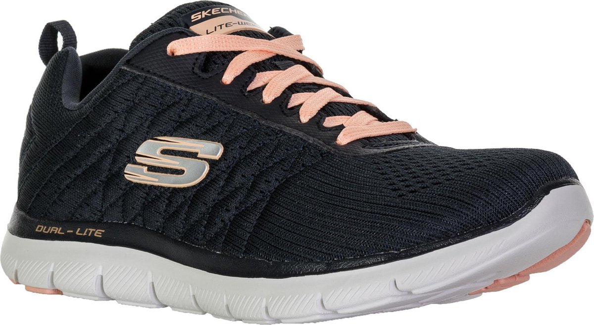 Donkergrijze Sneakers Skechers Flex Appeal 2.0