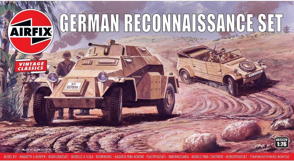 Airfix - German Reconnaisance Set (10/19) * (Af02312v)